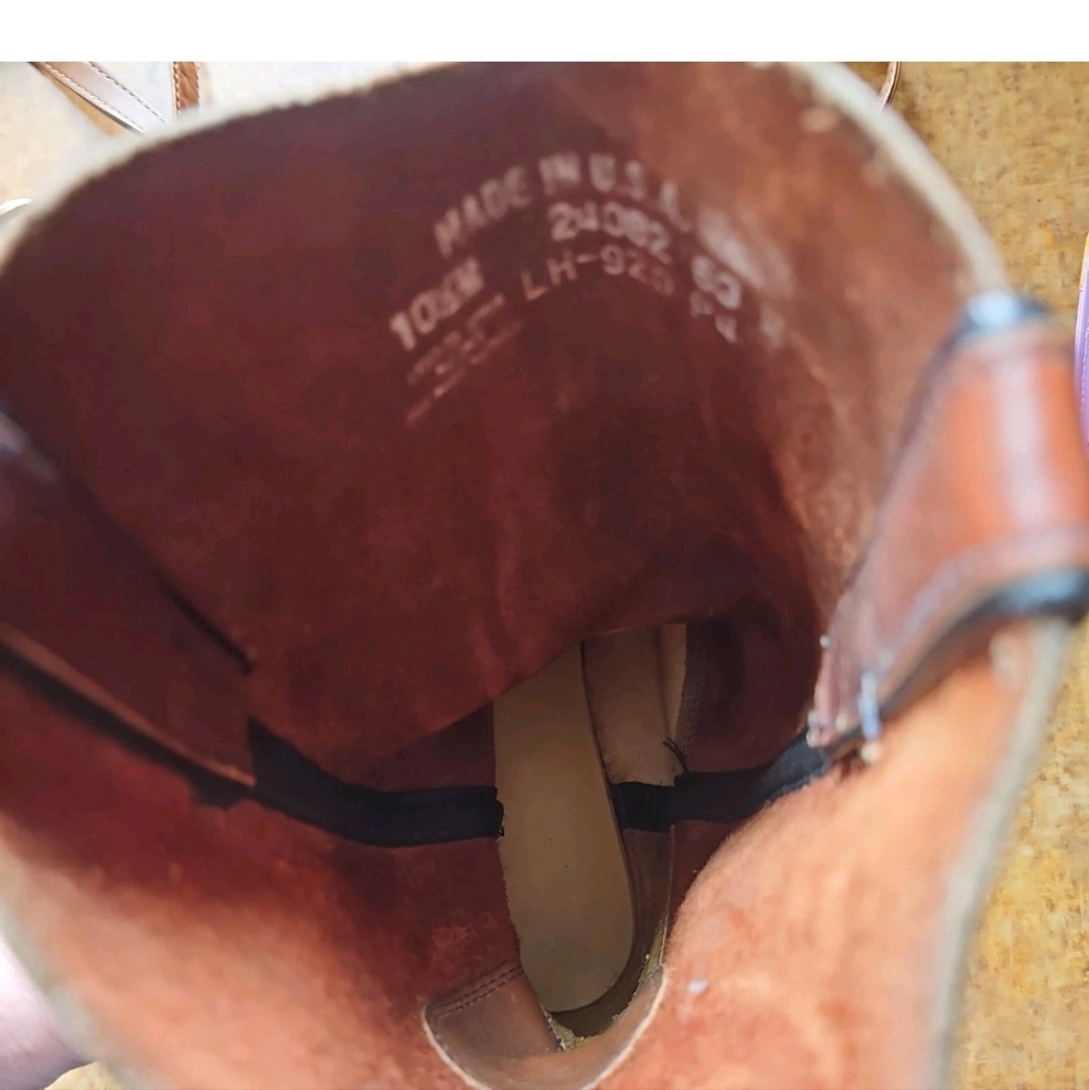 Long Haul Leather Boots Size 10.5M - Picture 10 of 10